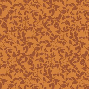 Botany Collection-Wild Growth-100% Cotton-Terracotta