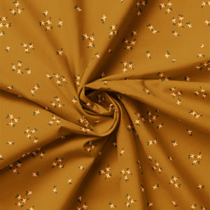 Botany Collection-Tiny Florets-100% Cotton-Light Brown