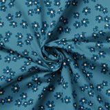 Collection Minuits en fleurs Dispersé-100% coton-Bleu moyen-58230508-02