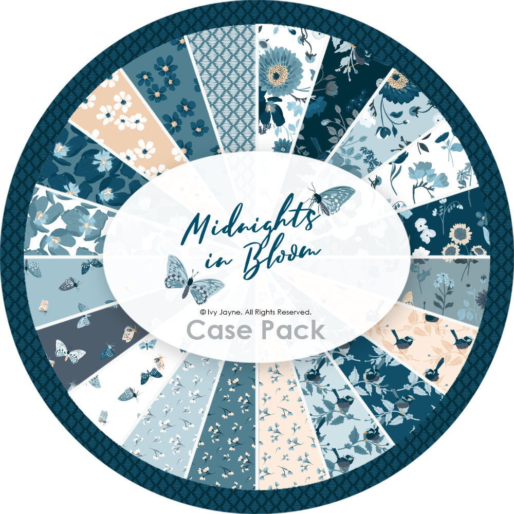 Midnights in Bloom Collection Super Stack Case Pack (330 Yards)-100% Cotton-Multi-58230509SSCASE