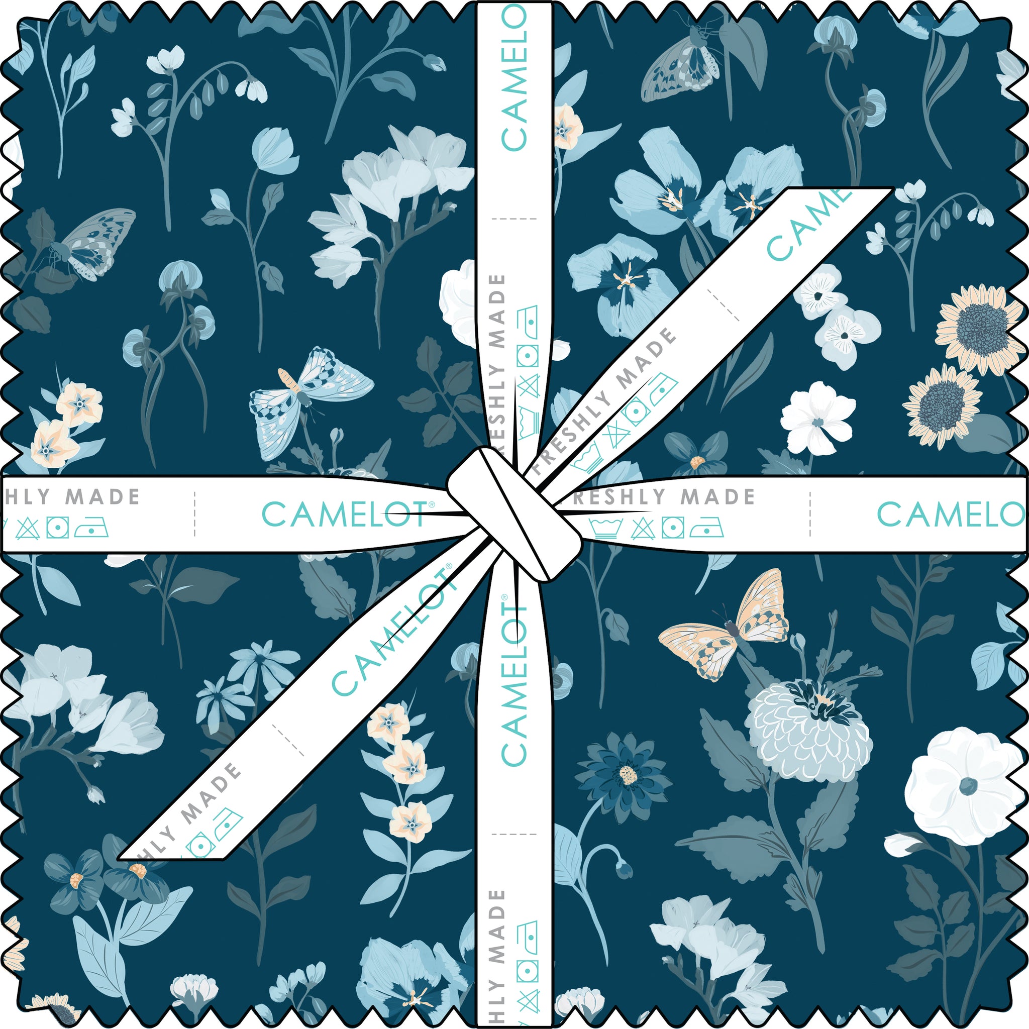 Midnights in Bloom Collection 10" Squares (42 pieces)-100% Cotton-Multi-58230509SQU