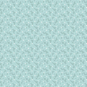 Daisy and Lilly  Collection-Daisies-Light Teal-Quilting Fabrics-58240102-01