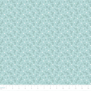 Daisy and Lilly  Collection-Daisies-Light Teal-Quilting Fabrics-58240102-01