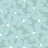 Daisy and Lilly  Collection-Daisies-Light Teal-Quilting Fabrics-58240102-01