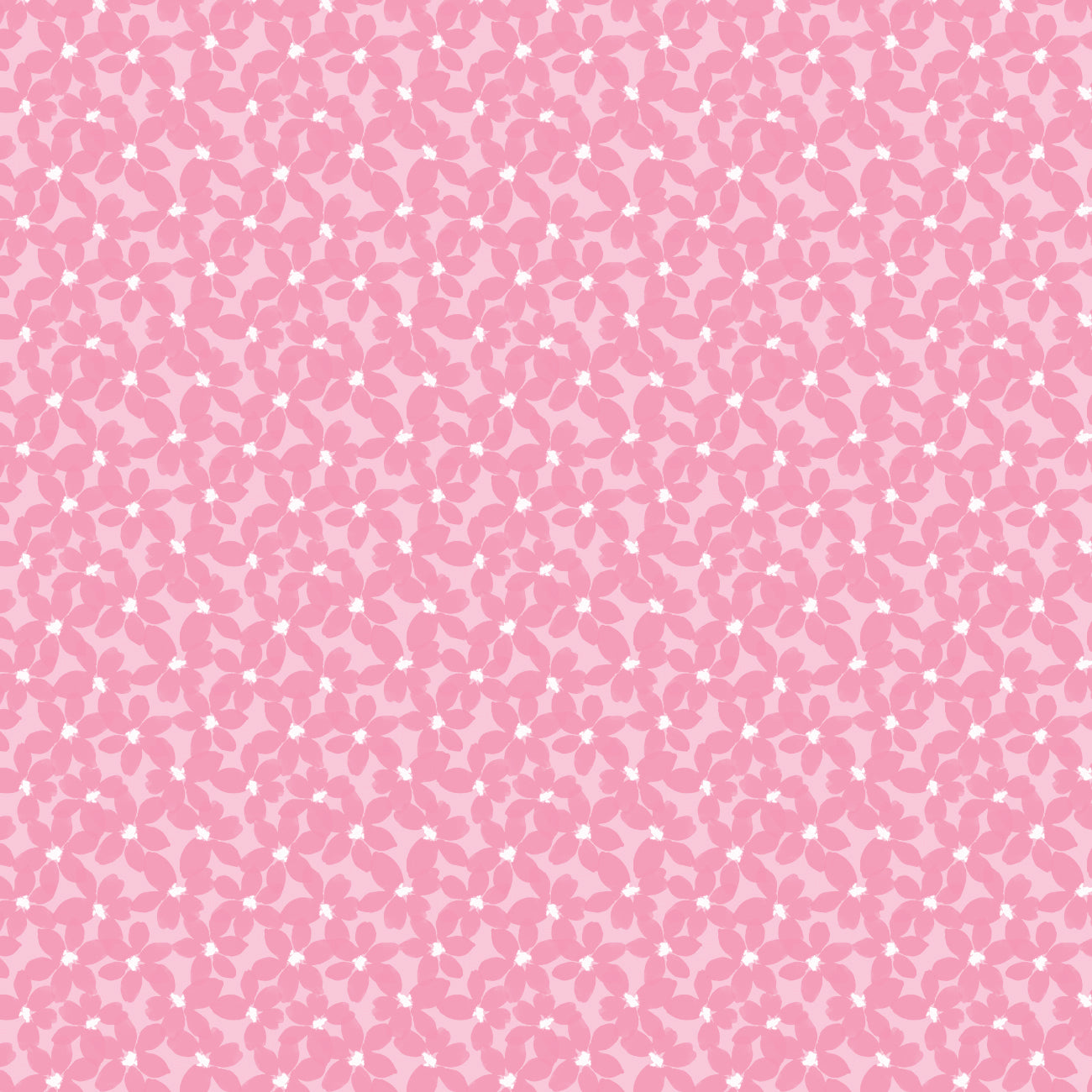 Daisy and Lilly  Collection-Daisies-Pink-Quilting Fabrics-58240102-02