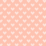 Daisy and Lilly  Collection-Cross-Stitched Hearts-Light Coral-Quilting Fabrics-58240103-03