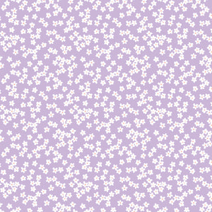 Daisy and Lilly  Collection-Floral Clusters-Light Purple-Quilting Fabrics-58240104-01