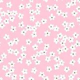 Daisy and Lilly  Collection-Floral Clusters-Light Pink-Quilting Fabrics-58240104-02