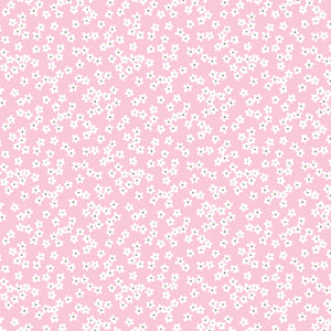 Daisy and Lilly  Collection-Floral Clusters-Light Pink-Quilting Fabrics-58240104-02