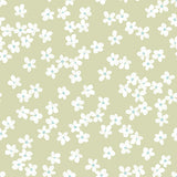 Daisy and Lilly  Collection-Floral Clusters-Light Sage-Quilting Fabrics-58240104-03