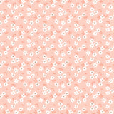 Daisy and Lilly  Collection-Scattered Flowers-Light Coral-Quilting Fabrics-58240105-02