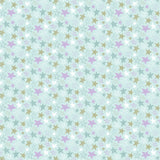 Daisy and Lilly  Collection-Star Doodles-Light Blue-Quilting Fabrics-58240106-01