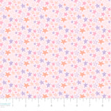 Daisy and Lilly  Collection-Star Doodles-Light Pink-Quilting Fabrics-58240106-02