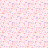 Daisy and Lilly  Collection-Star Doodles-Light Pink-Quilting Fabrics-58240106-02