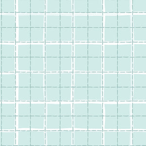 Daisy and Lilly  Collection-Windowpane Plaid-Light Blue-Quilting Fabrics-58240107-01