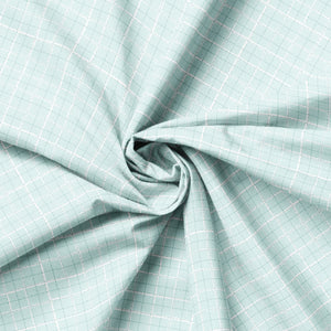 Daisy and Lilly  Collection-Windowpane Plaid-Light Blue-Quilting Fabrics-58240107-01