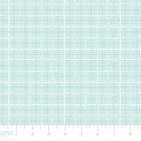 Daisy and Lilly  Collection-Windowpane Plaid-Light Blue-Quilting Fabrics-58240107-01