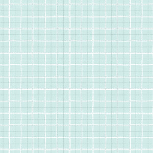 Daisy and Lilly  Collection-Windowpane Plaid-Light Blue-Quilting Fabrics-58240107-01