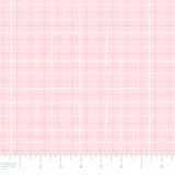 Daisy and Lilly  Collection-Windowpane Plaid-Light Pink-Quilting Fabrics-58240107-02