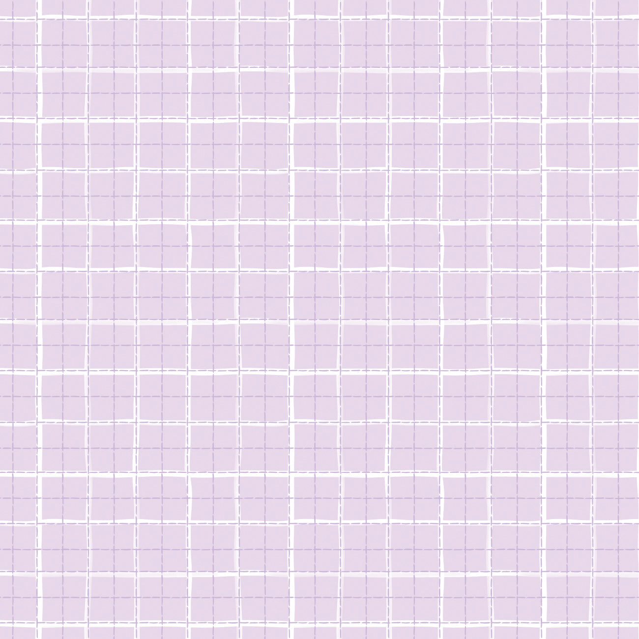 Daisy and Lilly  Collection-Windowpane Plaid-Light Purple-Quilting Fabrics-58240107-03