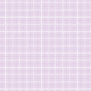 Daisy and Lilly  Collection-Windowpane Plaid-Light Purple-Quilting Fabrics-58240107-03