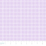 Daisy and Lilly  Collection-Windowpane Plaid-Light Purple-Quilting Fabrics-58240107-03