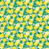 Lemon Drop Collection-Lemon Blossoms-Light Blue-Quilting Fabrics-58240202-02