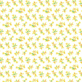 Lemon Drop Collection-Dainty Florals-White-Quilting Fabrics-58240203-01