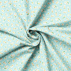 Lemon Drop Collection-Dainty Florals-Light Blue-Quilting Fabrics-58240203-02