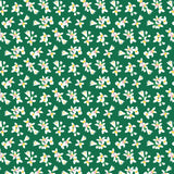 Lemon Drop Collection-Dainty Florals-Dark Green-Quilting Fabrics-58240203-03