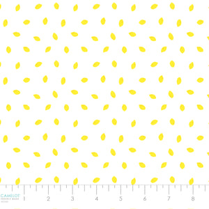 Lemon Drop Collection-Lemon Drops-White-Quilting Fabrics-58240204-01