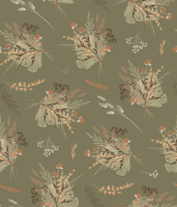 Whispering Grasslands Collection-Sweet Bundles-Dark Sage-Quilting Fabrics-58240301-02