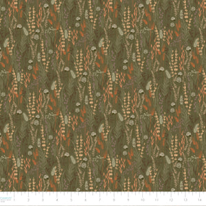 Whispering Grasslands Collection-Whispering Grasslands-Dark Sage-Quilting Fabrics-58240302-02