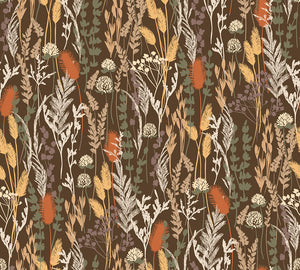 Whispering Grasslands Collection-Whispering Grasslands-Brown-Quilting Fabrics-58240302-03