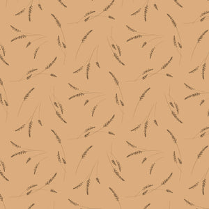 Whispering Grasslands Collection-Delicate Stems-Mustard-Quilting Fabrics-58240304-01