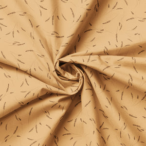 Whispering Grasslands Collection-Delicate Stems-Mustard-Quilting Fabrics-58240304-01