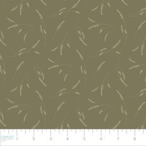 Whispering Grasslands Collection-Delicate Stems-Sage-Quilting Fabrics-58240304-02