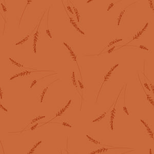 Whispering Grasslands Collection-Delicate Stems-Light Terracotta-Quilting Fabrics-58240304-03