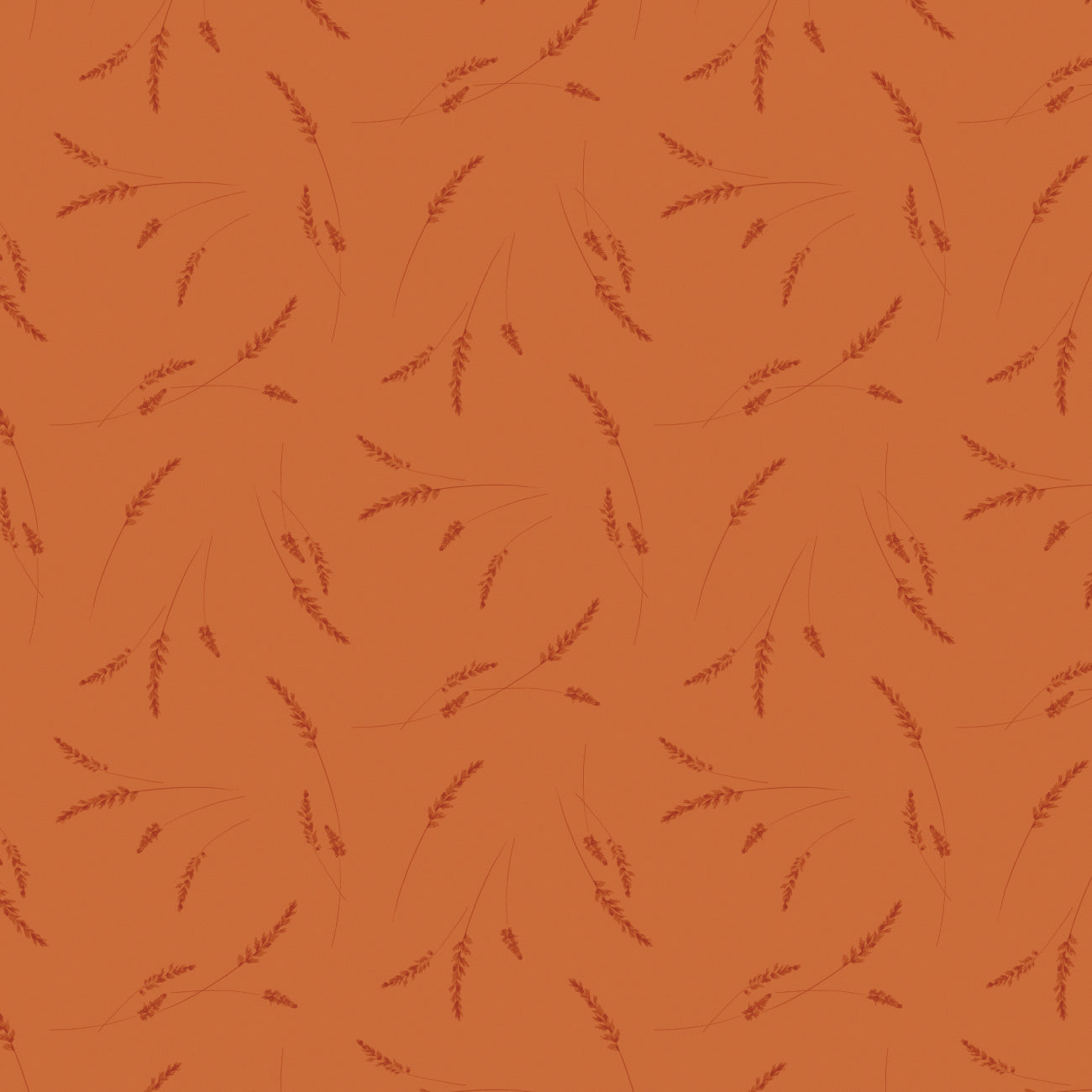 Whispering Grasslands Collection-Delicate Stems-Light Terracotta-Quilting Fabrics-58240304-03