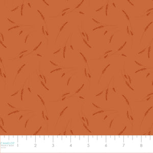 Whispering Grasslands Collection-Delicate Stems-Light Terracotta-Quilting Fabrics-58240304-03