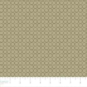 Whispering Grasslands Collection-Circles-Light Sage-Quilting Fabrics-58240305-02