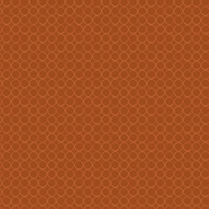 Whispering Grasslands Collection-Circles-Terracotta-Quilting Fabrics-58240305-03