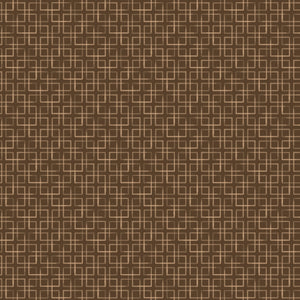 Whispering Grasslands Collection-Squares-Brown-Quilting Fabrics-58240306-02