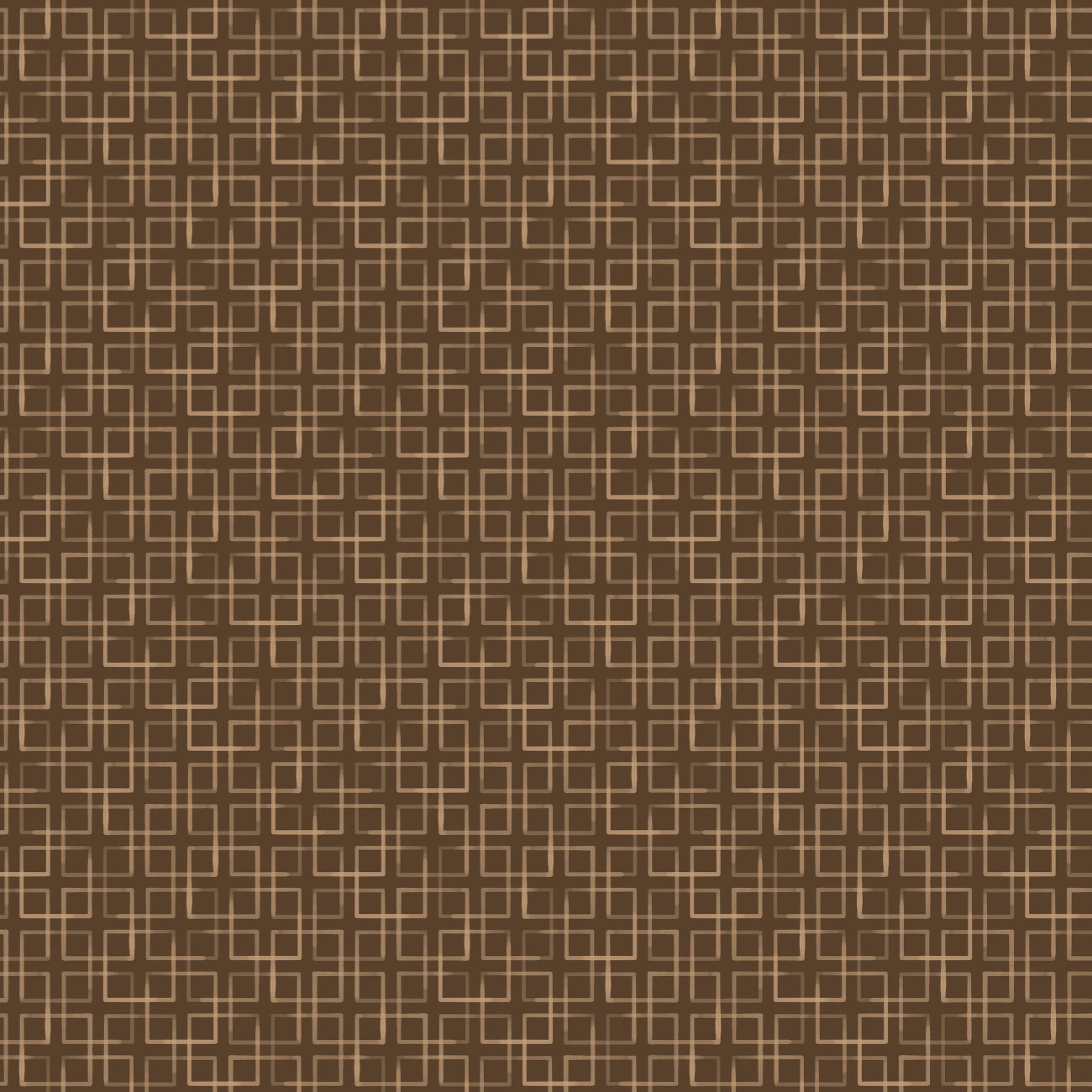 Whispering Grasslands Collection-Squares-Brown-Quilting Fabrics-58240306-02