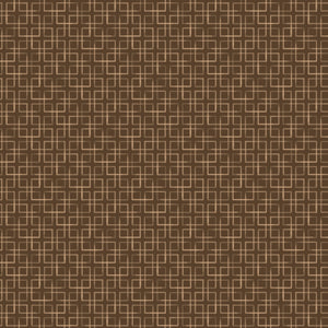 Whispering Grasslands Collection-Squares-Brown-Quilting Fabrics-58240306-02