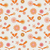 Ghostly Garden Collection-So Batty-Cream-100% Cotton-58240402-01