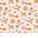 Ghostly Garden Collection-So Batty-Cream-100% Cotton-58240402-01