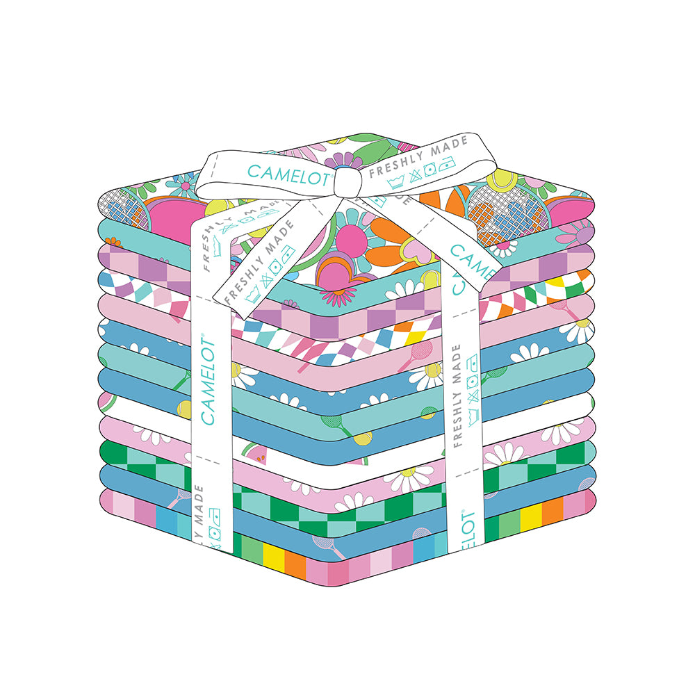 Collection Sentiment Estivale Lot de Tissus Fat Quarter (13 pièces)