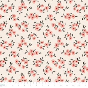 Blooms and Bows Collection-Scattered Florals-Cream-58240804-01
