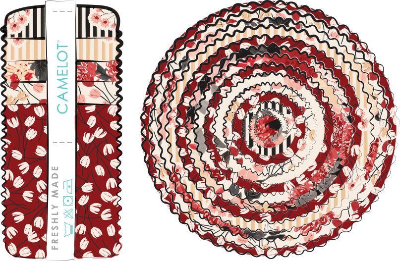 Collection Fleurs et Nœuds Précoupé Languettes 2 1/2" (40 pièces)-58240806STR-Multi